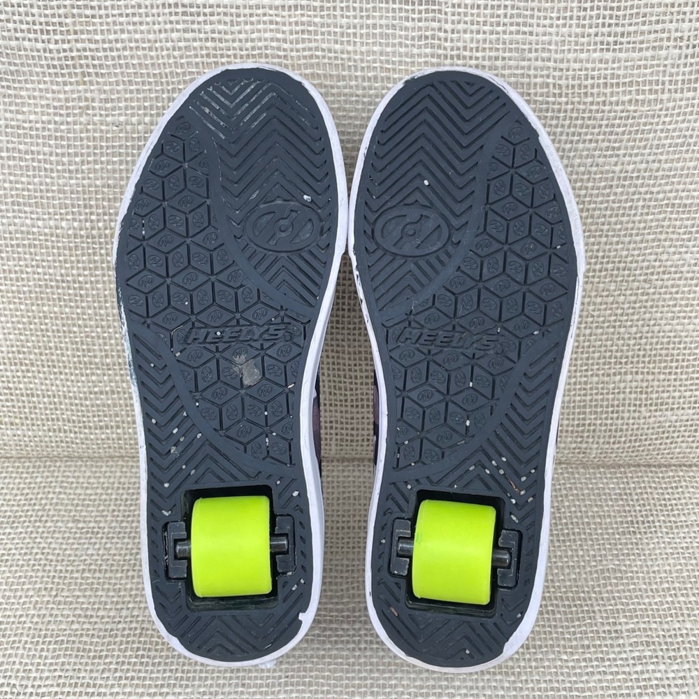 Heelys‎ Pro 20 Prints Camo Skate Shoes Kids Youth 2 Green Purple HE100981 Wheels - Picture 9 of 15